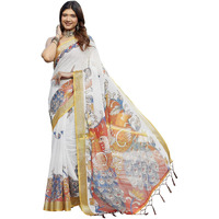 Yashika Women's Cotton Silk Digital Printed Saree|Sarees for Women (AZ-YS-P1-TIGER22)