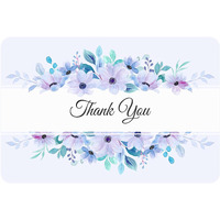 Blisscent Thank You Card for Your Business | Thanks Cards to Customer, Appreciation Cards for Small Business Owners & Sellers (3.5 x 2 Inch) (50, Floral Design 4)