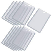 KESETKO Plastic B1 ID Card Holder, ID Badge Holders, Soft Flexible & Hard, Outer Size 102x65mm, 25 Piece Vertical Use