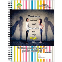 amblitz Spiral Notebook (A4, 400 pages) Single Line Ruled