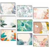 CVANU Attractive 9 Designs Greeting Cards, Blank Notecard With Envelopes for Office, All Occasion(36pcs)(3x4 inch)_c13