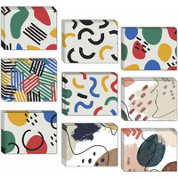 CVANU Attractive 9 Designs Greeting Cards, Blank Notecard With Envelopes for Office, All Occasion(18pcs)(3x4 inch)_c11