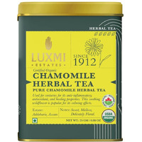 Luxmi Estates Pure Chamomile Herbal Tea | 25g Loose Tea | Soothing and Relaxing Herbal Tea | Caffeine-Free | USDA Organic Certified