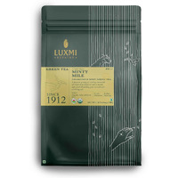 Luxmi Estates Minty Mile Chamomile Mint Green Tea 50 Tea Bags (100g) Pack | Certified Organic Green Tea | Low Caffeine Chamomile Tea | Mint Tea Bags Best for Night Time | 50 Cups Bulk Pack