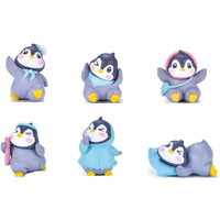 BHOOLU&GOOLU Cute Miniature Funny Little Penguin - 6 Pcs Set (Hight : 4 CM)