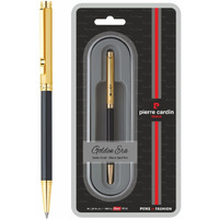Pierre Cardin Premium Golden Era Satin Gold & Black Finish Metal Ball Pen | Ideal For Rakhi & Festive Gifting | Blue Ink