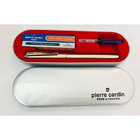 Pierre Cardin Premium Momento Gold Trim Finish Fountain Pen for Gifting | Rakhi Pen Gift Set | Color & Design May Vary
