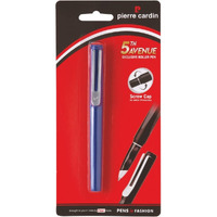 Pierre Cardin Premium 5th Avenue Metal Roller Ball Pen | Ideal For Rakhi & Festive Gifting | Blue Ink