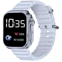 ZOVUTA Digital Dial Waterproof Smart Design LED Display Kids Watch for Boys & Girls, Men and Women, Birthday Gift, Rakhi Gift (Age 4-15 Years) (New-Ultra Grey)