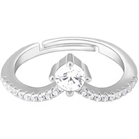 GIVA 925 Silver Groovy Vanki Ring, Adjustable |, Rakhi Rakshabandhan Gift for Sister Bhabhi, Gifts for Women & Girls | With Certificate of Authenticity and 925 Stamp | 6 Months Warranty*