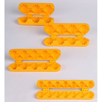Royals Ganpati Modak Plastic Mould Strip Combo of 4 pcs