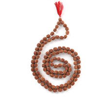Arihant Gems & Jewels 2/3 / 4/5 / 6 Mukhi/Faced 108+1 Beads Rudraksha Jaap Mala | Natural & Certified | Astrological Three Mukhi/Faced Rudraksha | Unisex Both for Men & Women (2 Mukhi)