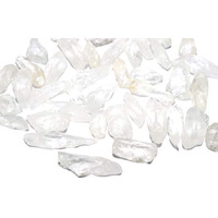 R.R. SHEIKH GEMS Natural Crystal Clear Quartz (Sphatik) Stone Crystal Rough Chunk Raw Rock Healing Gemstones