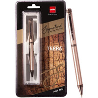 Cello Signature Terra Ball Pen|Blue Ink|1 Ball Pen|Trendy Executive Body Colour|Premium Metal Pens for Office Use| Stylish Gifts for Men & Women|Best Diwali Gift|Corporate Gifting