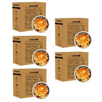 Lexton 36 Feet Long 40 LED Power Pixel Serial String/Fairy Light | Plug Sourced | Suitable for Home & Outdoor Decoration, Diwali, Christmas, Ramadan, Wedding, Party, Festival (Pack of 5, Orange)