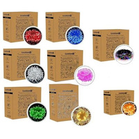 Lexton All in One Combo of Red, Blue, Green, Pink, White, Orange, Warm White & Multicolor 40ft String Light | Lighting Bulbs Ladi for Diwali, Christmas, Eid, Wedding | Indoor & Outdoor (Set of 8)