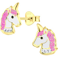 Aww So Cute 925 Sterling Silver Hypoallergenic Unicorn Stud Earrings for Babies, Kids & Girls | Diwali Gift/Birthday Gift | Comes in a Gift Box | 925 Stamped with Certificate of Authenticity | ER1752