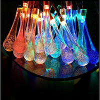 Lexton Multicolor Fairy Water Drop String Ball Light | LED Outdoor String Lights | Waterproof Crystal Water Drop Fairy Lights | Decoration Lighting for Diwali,Home, Garden, Christmas | Pack of 1