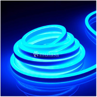 Mufasa LED Neon Light, 8MM Rope Indoor Outdoor Decoration with Connector, Best for Diwali, Festivals 220V AC (NON-ADHESIVE BACK) (Blue) (5 Meter)