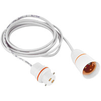 Hi-PLASST Bulb-Holder Adaptor 2core Wire (2 mtr) Flat cord, B-22 socket & Adaptor Plug for Multipurpose Use, Diys, Experiments,Parties,Festive Decorations,Diwali,Christmas,etc