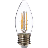 Wipro Garnet 4W Classic Candle Led Bulb E27 Warm (White, Yellow, Pack of 3)