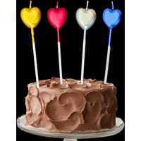 Number Candle (Heart Stick Multicolor)
