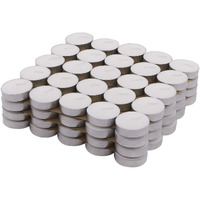 Ein Sof White Tealight Candles Set of 100 || 6 grams Paraffin Wax Tea Lights || Burn Time: 2 to 3 hours || Unscented Candle Light Dinner & Home Decor Items