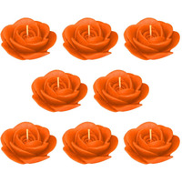 Shraddha Creation Paraffin wax Decorative Candle, Pack of 8, Fancy Spiced