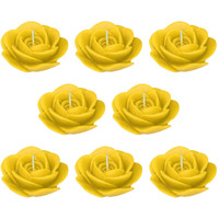 Shraddha Creation Paraffin wax Decorative Candle, Pack of 8, Apple fresh