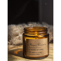 THE UMBRELLA STORE 100% Organic Soy Wax Scented Candle, Scented Candle Air Fragrance Home (Rose+Chocolate)