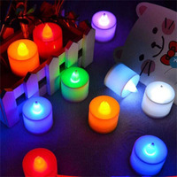 Ein Sof Color Changing LED Tea Light Candle  6 Pcs of Decorative, Flameless & Smokeless Candles with Replaceable Batteries