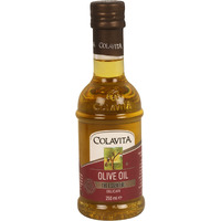 Colavita Italian Pure Olive Oil (250 ml) | Imported from Italy | Premium Olive Oil for Marinades, Sauces, Soups and Vinaigrettes | Timeless Bottle Pack