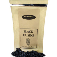 Minimal Dried Black Raisins/Black Kishmish with Seed,250Gr