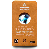 Makaibari Tea Treasures Silver Tips Imperial 50 gm Loose Leaf Darjeeling Full Moon Handmade Oolong Tea | USDA Organic Certified Darjeeling Oolong Tea