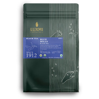 LUXMI Estates Blue Hills Black Tea Blend 50 Tea Bags Pack | Organic Black Ctc Tea | 50 Cups | Jodhpur Blend | Blended Tea With Leaf | Strong Assam Flavour | 100% Natural Teas, 132 Gram