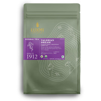 Luxmi Estates Valerian Dream Night Time Herbal Tea 50 Tea Bags (100g) Pack | with Chamomile, Lavender & Valerian Root | USDA Organic, Non-GMO, Caffeine Free | Wellness Sleep Tea | 50 Cups Bulk Pack