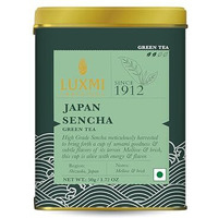 Luxmi Estates Japanese Sencha Green Tea | Authentic Japanese Sencha Tea by First Leaves | Mild, Rich & Refreshing Premium Tea, 50 Grams