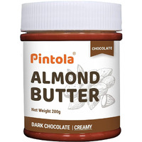 Pintola Almond Choco Spread Creamy 200g | High Protein & fiber | Gluten & cholesterol free | Smooth | Rich in vitamins & anti-oxidants | Made with dark chocolate