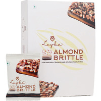 Loyka Almond Brittle Classic Choco Box - 12 pcs | Premium Chocolate Gift Hamper |Choco & Nut Dryfruit Delicacy |Roasted California Almonds (40%), Dark Choco & Salted Caramel | Any-time snack, 204 gram
