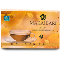 Makaibari Golden Bru Darjeeling Black Tea Bags, 100Pcs - 200 Gm