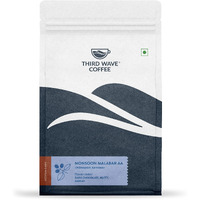 THIRD WAVE COFFEE ROASTERS Whole Bean Roasters Bag Monsoon Malabar Aa, 100% Arabica Coffee, Medium Dark Roast, 250Gm) (Moka Pot/Home Espresso Machine)
