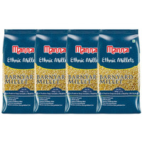 Manna Barnyard Millet Natural Grains, 2kg (500g x 4 Packs) - (Khira / Swank / Kuthiraivally / Udalu / Kodisama / siridhanya) | Native Low GI Millet Rice | High Protein & 100% More Fibre Than Rice