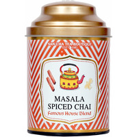 Sancha Tea Boutique Original Masala Chai Tea, Real Ginger, Cinnamon & Cardamom blended pure Assam Tea, Chai Patti, Chai Masala, Spiced Tea, 100gm Loose Leaf Tea