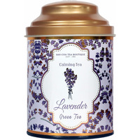 SAN-CHA Tea Boutique, Lavender Green Tea, Lavender Flower Tea, 100G Loose Leaf Tea, 100% Rainforest Alliance Certified Sustainably Grown Tea, Calming Green Tea, Stress Relief Tea, 100 grams