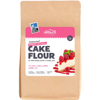 Raw Himalayas Cake Flour (2 Kg), Unbleached | Maida/APF Alternative | Low Protein | Muffins | Soft Cookies Waffles | Cinnamon rolls | Smooth Cakes | Himalayan flour