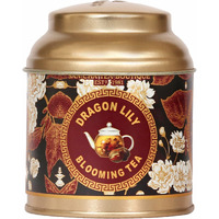 SAN-CHA Tea Boutique, Dragon Lily Blooming Tea, Flowering Tea, Ornamental Tea, Hand Woven, Osmanthus & Lily Flower Tea, Blooming Tea Flower, Green Tea, 190 Gram