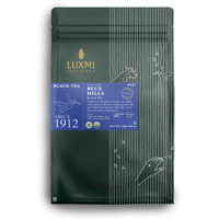 LUXMI Estates Blue Hills Black Tea Blend 250Gm Pack | Organic Black Ctc Tea | 125 Cups | Jodhpur Blend | Best For Milk Tea, Ctc Blended Tea With Leaf | 100% Natural Teas