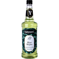 Bevaro Mint Mojito Syrup, 1000 ml Refreshing Gourmet Syrup for Cocktails, Mocktails, Mixers And other Beverages