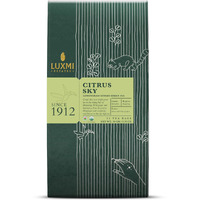 LUXMI Estates Citrus Sky Lemongrass Ginger Green Tea - 25 Tea Bags (50 Gm) Pack | Certified Organic Darjeeling Green Tea | Calming Citrus Flavor & Aroma | Natural Lemon Balm Tea