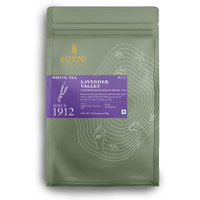 LUXMI Estates Lavender Valley White Tea 50 Tea Bags (100 Gm) Pack | Certified Organic White Tea Bulk Pack
